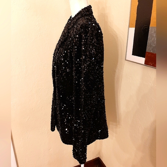 Joan Rivers Red Carpet Sequined Blazer - Picture 8 of 16